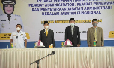 Lantik Pejabat Eselon II, Bupati Buton: Laksanakan Amanah dengan Baik