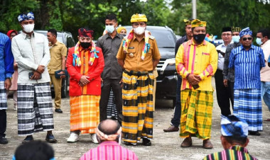 Syukuran Akhir Tahun Masyarakat Suandala, Bupati Buton Singgung Vaksinasi, Masyarakat Diminta Tolak Hoax
