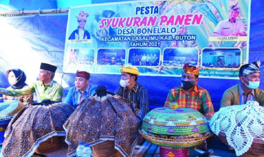 Bupati Buton Ingin Pesta Panen Terus Dilestarikan