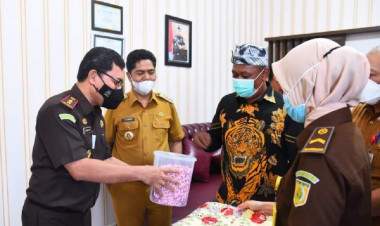 Bupati Awali Pencabutan Undian Doorprize Vaksinasi Pakem Sakti Kejari Buton