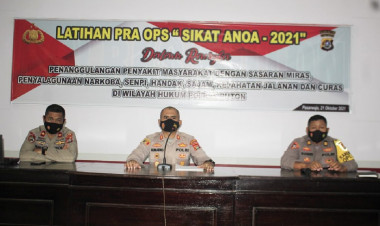 Polres Buton Akan Gelar Operasi Sikat Anoa 2021
