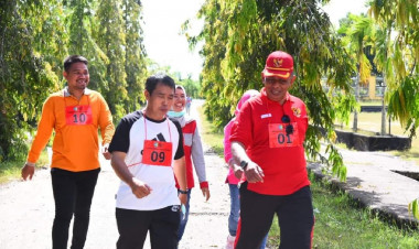 Sejumlah ASN di Buton Jalani Tes Kebugaran Jasmani