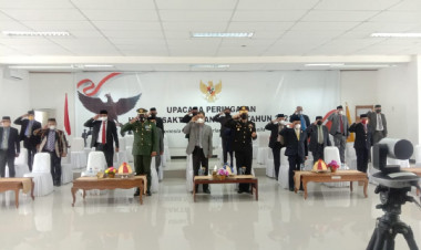 Forkopimda Buton Ikut Upacara Hari Kesaktian Pancasila Secara Virtual Dipimpin Presiden