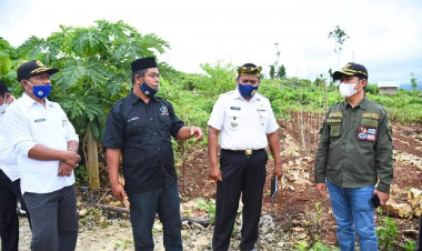 Markas Korem Bakal Dibangun di Buton, Bupati dan Dandim 1413 Tinjau Lokasi