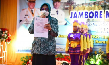 TP PKK Buton Antusias Ikut Lomba di Hari Kedua Jambore PKK