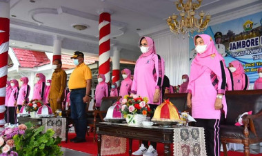 Ketua TP PKK Buton Ikuti Jambore Kader PKK Tingkat Sultra Secara Virtual
