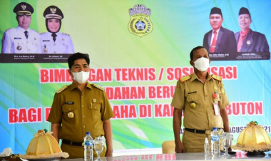 DPM-PTSP Buton Sosialisasi Kemudahan Pengurusan Izin Usaha