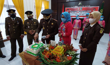 Kejari Buton Ikuti Upacara Hari Bhakti Adhyaksa ke-61 Secara Virtual