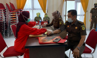 Sambut Hari Bhakti Adhyaksa ke-61, Kejari Buton Gelar Donor Darah