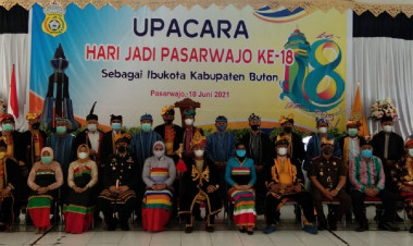 Upacara Hari Jadi Pasarwajo Digelar Sederhana