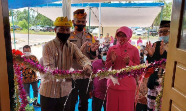 Polsek Wabula Dikukuhkan, Kapolseknya Ipda Almuhalid