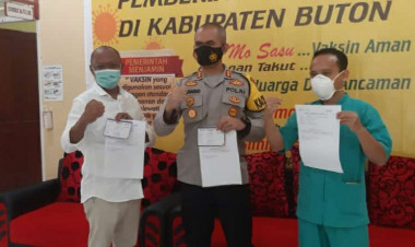 Terima Vaksin Dosis Kedua, Ketua Karang Taruna Buton: Ayo Bantu Pemerintah Perangi Covid-19