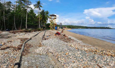 Belum Setahun, Ruang Terbuka Hijau Rp8,6 Miliar di Kancinaa Rusak Parah