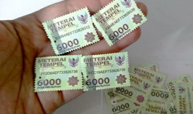 2021, Bea Materai Naik Rp10.000
