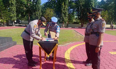 Tiga Kasat dan Satu Kapolsek di Polres Buton Berganti
