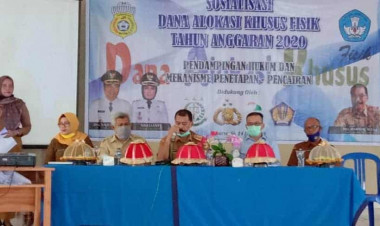 Dinas Pendidikan Gelar Sosialisasi Penggunaan DAK Fisik 2020
