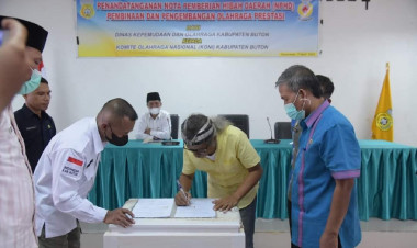 KONI Buton Peroleh Dana Hibah Daerah