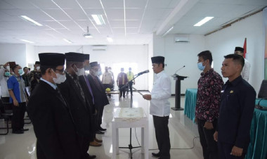 Bupati La Bakry Lantik Pimpinan Baznas Buton Periode 2022-2027