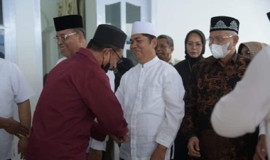 Gubernur Sultra Halal Bihalal bersama Sejumlah Kepala Daerah di Rujab Bupati Buton