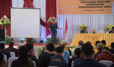 Jelang Porprov 2022, Pelatih Cabor di Buton Ikut Pelatihan Peningkatan Kapasitas
