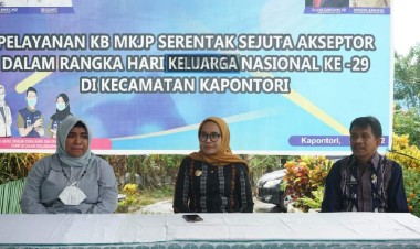Hadiri Pelayanan KB MKJP, Wabup Buton Harap Nakes Giat Edukasi Masyarakat Pentingnya Jaga Jarak Kehamilan