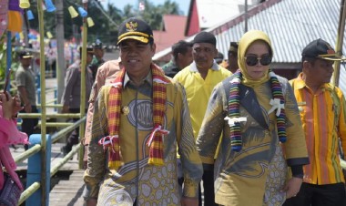 Kunker di Talaga Baru, Ini yang Dilakukan Bupati La Bakry