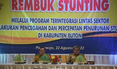Cegah Stunting, Pemkab Buton Kembali Rembuk