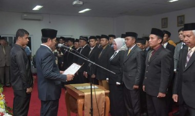 Di Akhir Masa Jabatan, Bupati La Bakry Lantik 216 Pejabat
