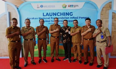 Pj Bupati Buton Hadiri Launching GNPIP