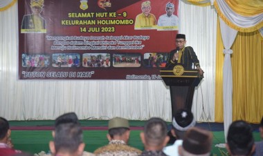 Puncak HUT ke-9 Kelurahan Holimombo, Pj Bupati Buton Kagum dengan Gelaran Acara 