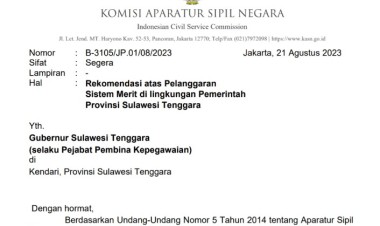Dugaan KAKP Terbukti Benar, Gubernur Sultra Diskriminatif terhadap Basiran