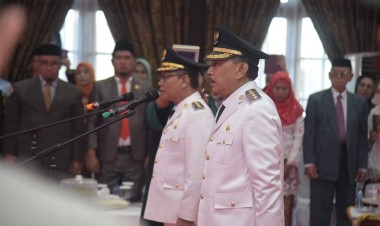 Gubernur Sultra Lantik Pj Bupati Buton dan Kolaka Utara