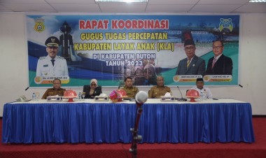 Pemkab Buton Rakor Percepatan KLA