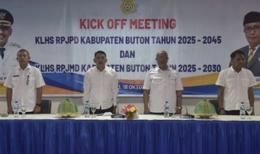 Pemkab Buton Gelar Kick Off Meeting KLHS RPJPD 2025-2045 