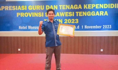 Rhian Siombiwi, Tenaga Administrasi SMPN 8 Buton Raih Juara I Apresiasi GTK Tingkat Sultra