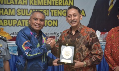 Kanwil Kemenkuham Sultra Kunjungi Buton