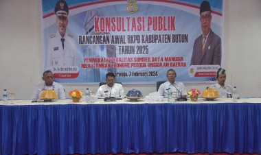 Pemkab Buton Gelar Konsultasi Publik Rancangan Awal RKPD 2025