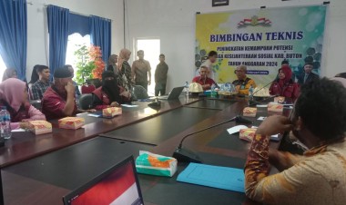 Pemkab Buton Bimtek Tenaga Kesejahteraan Sosial
