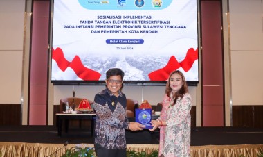 Kemenkominfo Sosialisasi TTE Bersertifikat untuk Pemprov Sultra