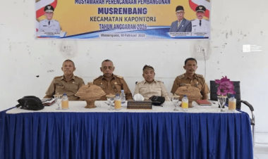 Pj Bupati Buton Hadiri Musrenbang Kecamatan Kapontori