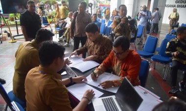 Bupati dan Wakil Bupati Buton Terpilih Jalani Registrasi dan Pemeriksaan Kesehatan di Kemendagri