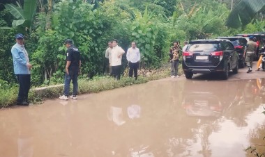 Bupati Buton Turun Tangan, Perintahkan Perbaikan Jalan Wabailangko di Lokasi Genangan