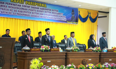 HUT ke-66 Buton dan Hari Jadi ke-22 Pasarwajo, Bupati Alvin Tekankan Efisiensi Anggaran dan Belanja Produktif
