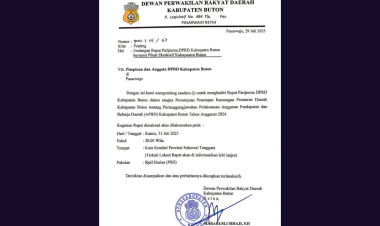 Paripurna DPRD Buton Digelar di Kendari, Publik Bertanya: Kenapa Bukan di Pasarwajo?