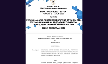 Baru Minta Transparansi, Nama DPRD Buton Sudah Dicatut Setuju dalam Perbup Efisiensi