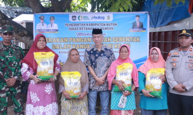 Pemkab Buton Gelar Gerakan Pangan Murah di Baruga Takimpo 