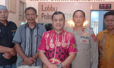 Sigap Redam Konflik Tambang, Wakil Bupati Buton Temui Kapolres