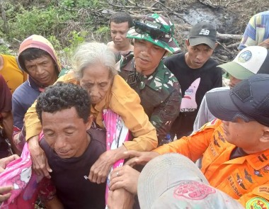 Wa Sani, Lansia yang Hilang di Kebun Ditemukan Selamat