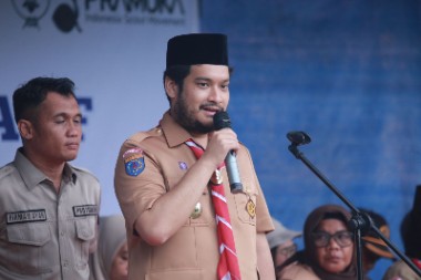 Bupati Buton Buka Perkemahan Penegak Kreatif Kwarcab Buton di Wakokili